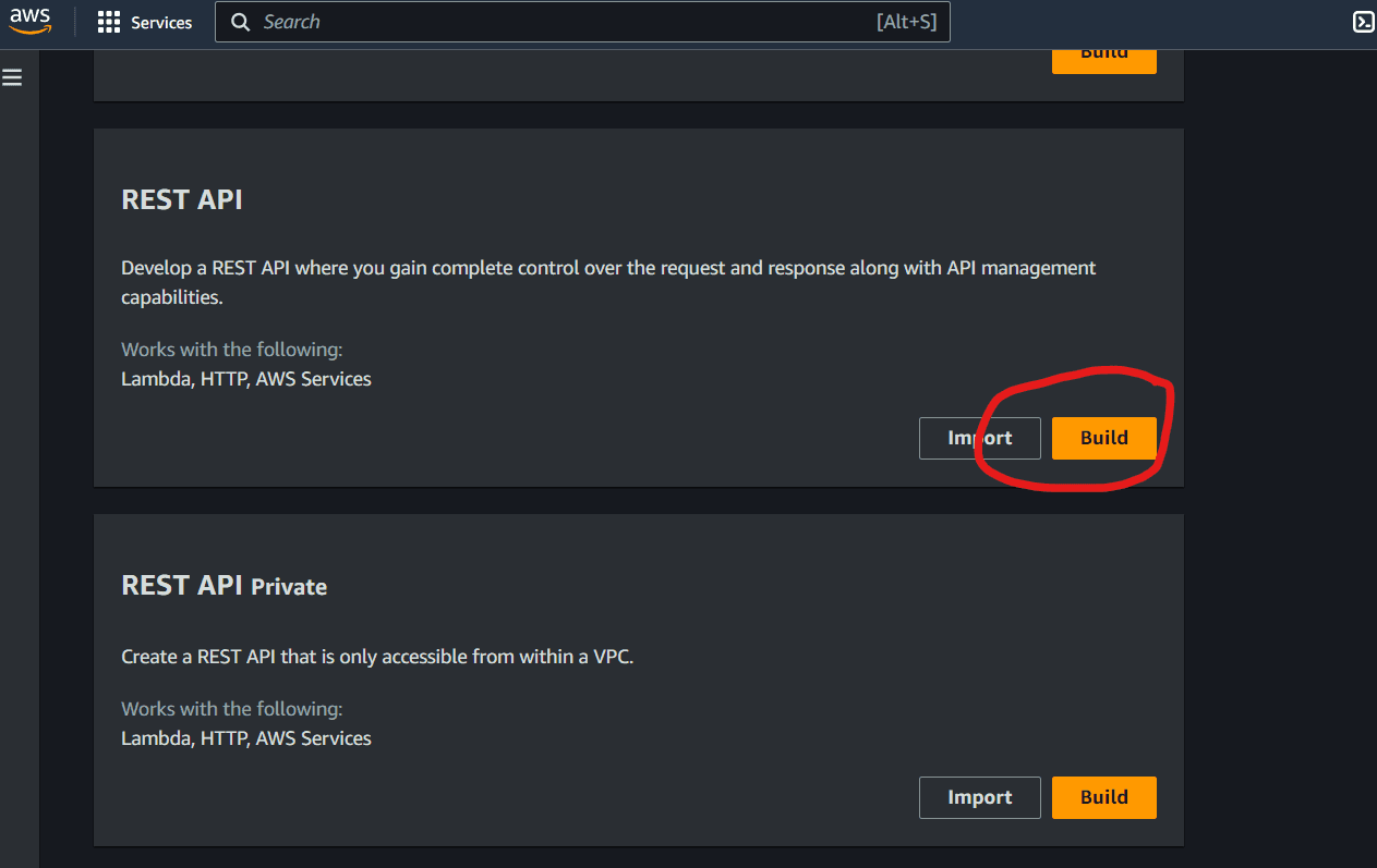 api gateway type