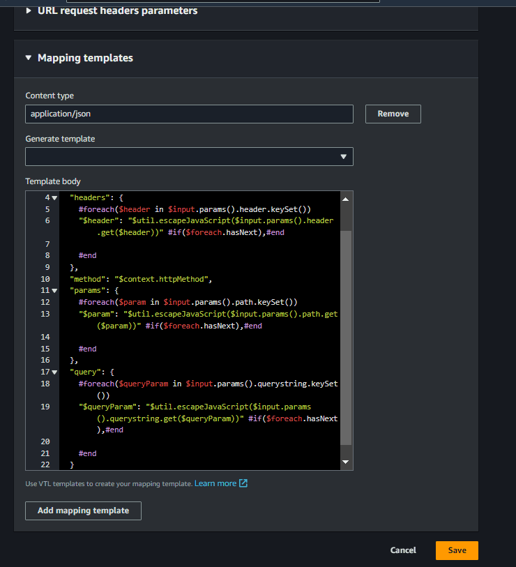 api gateway mapping