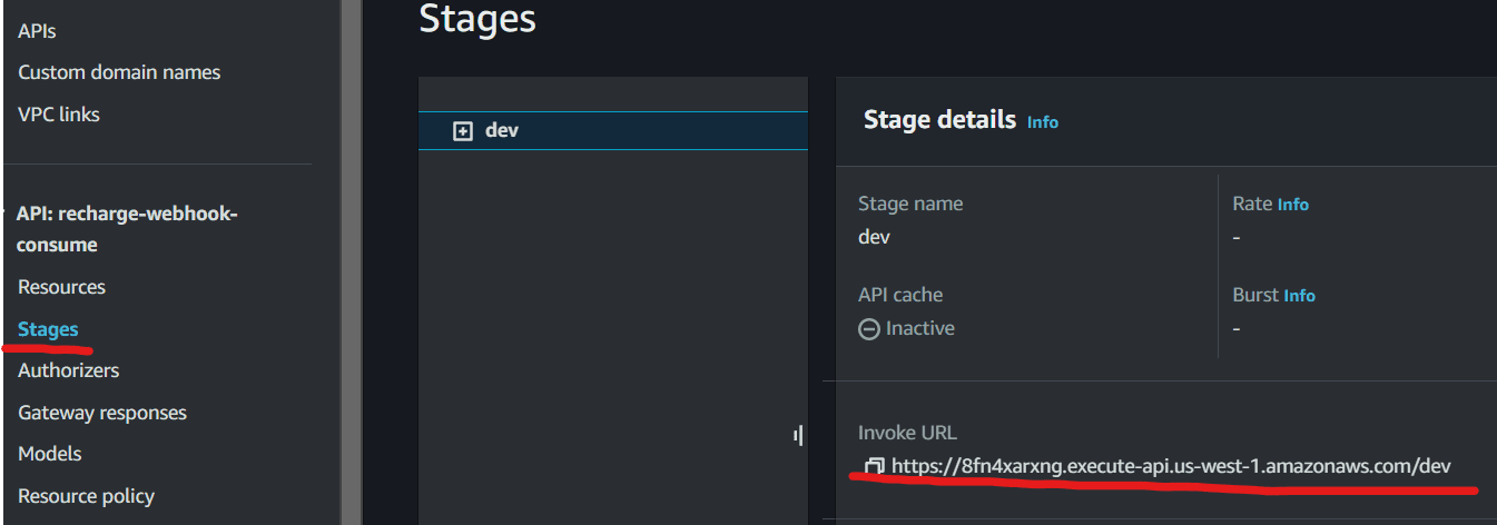 api gateway url 
