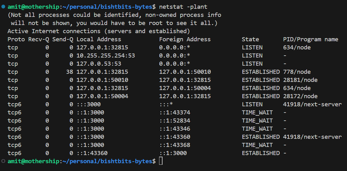 netstat