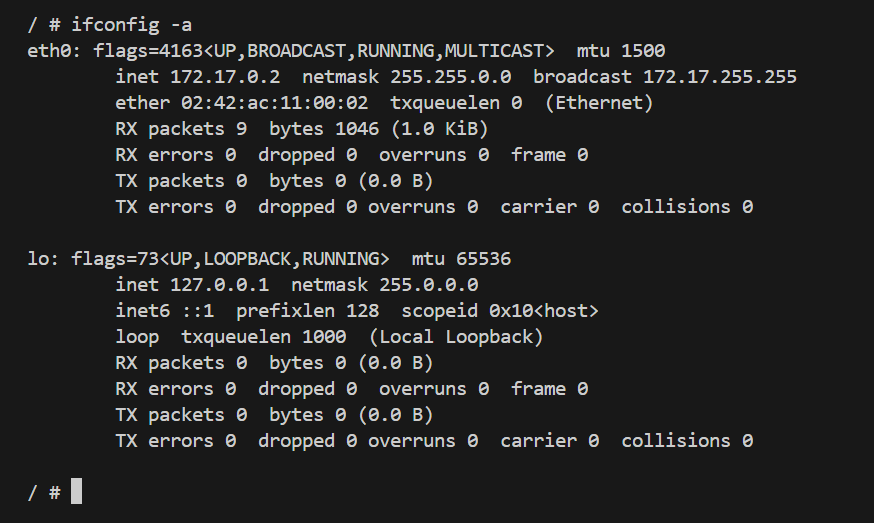 ifconfig